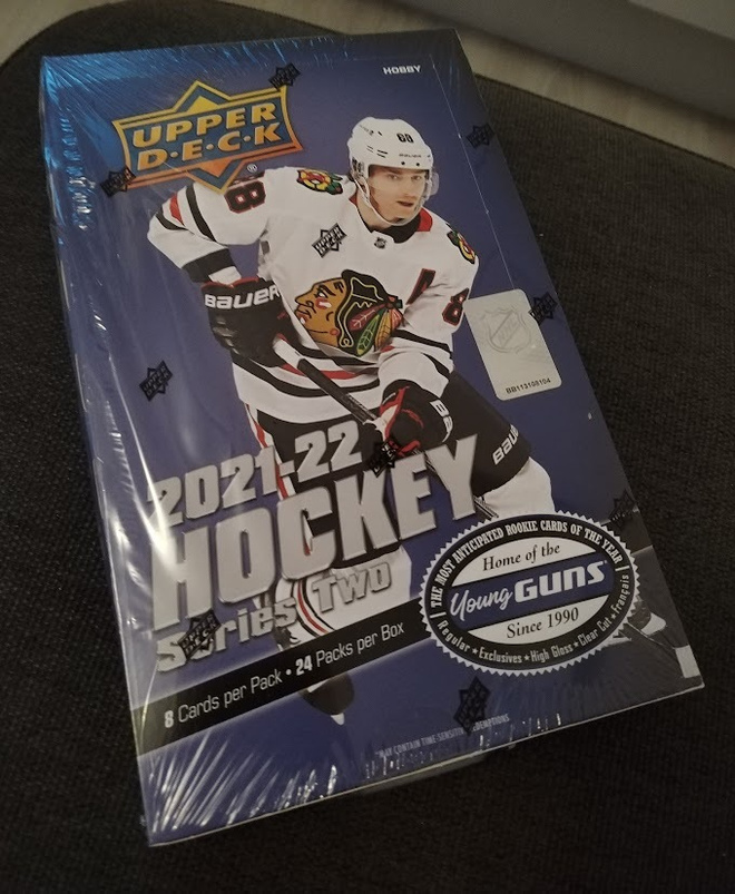 2021-22 Upper Deck Series 2 HOBBY keräilypussit 3.5e/kpl