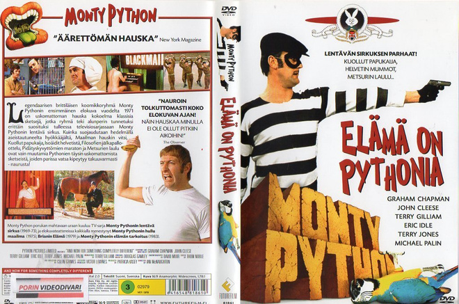 ELÄMÄ ON PYTHONIA	(27 528)	k	-FI-	DVD	suomik.		john cleese	1