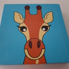 Canvas Taulu / Canvastaulu - Koira ja Kirahvi  - 2 kpl - pikkukuva 2