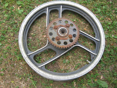 Yamaha RD125YPVS takavanne