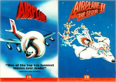 Hei me lennetään 1 + 2, ZAZ 1980-82, Leslie Nielsen 2xDVD