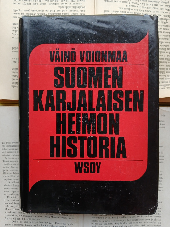Väinö Voionmaa - Suomen karjalaisen heimon historia (sid.)