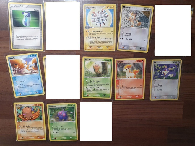 Pokemon EX FireRed & LeafGreen sarjan kortteja yksittäin