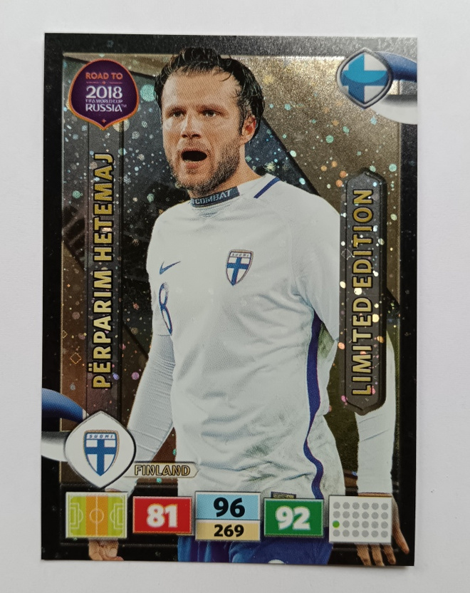 Panini Road To Russia 2018 Limited Edition Perparim Hetemaj