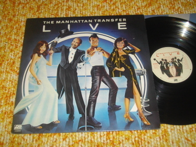 MANHATTAN TRANSFER - LIVE - LP 1978 vocal jazz,pop EX