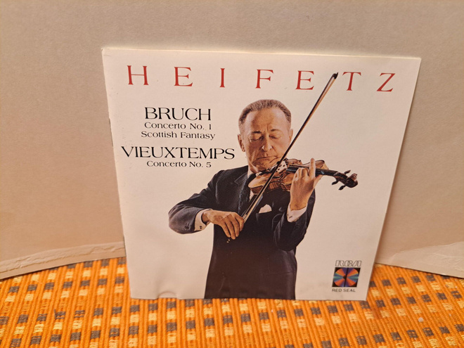 Bruch:Scottish F/Concerto 5-Vieuxtemps:Concerto1 -Heifetz CD