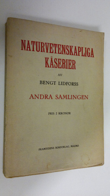 Bengt Lidforss : Naturvetenskapliga kåserier : andra saml...