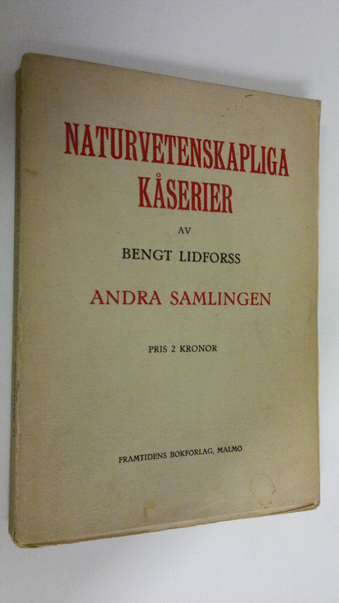 Bengt Lidforss : Naturvetenskapliga kåserier : andra saml...