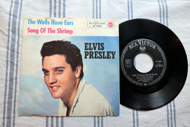 Elvis Presley – The Walls Have Ears 7" Saksa  1963/64