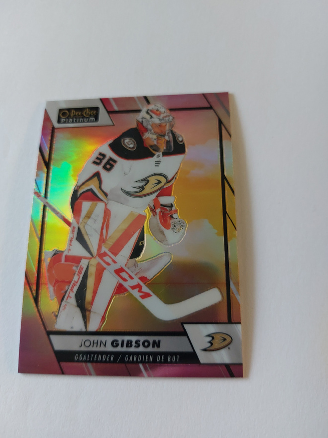 2023-24 O-Pee-Chee Platinum Sunset #116 John Gibson