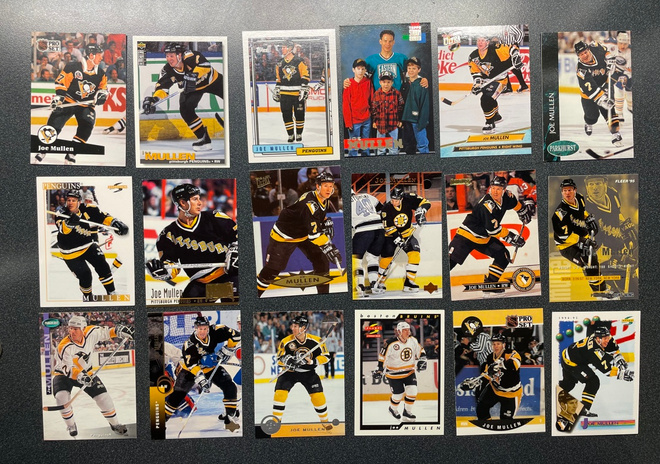Joe Mullen 18 erilaista, Penguins,  Bruins