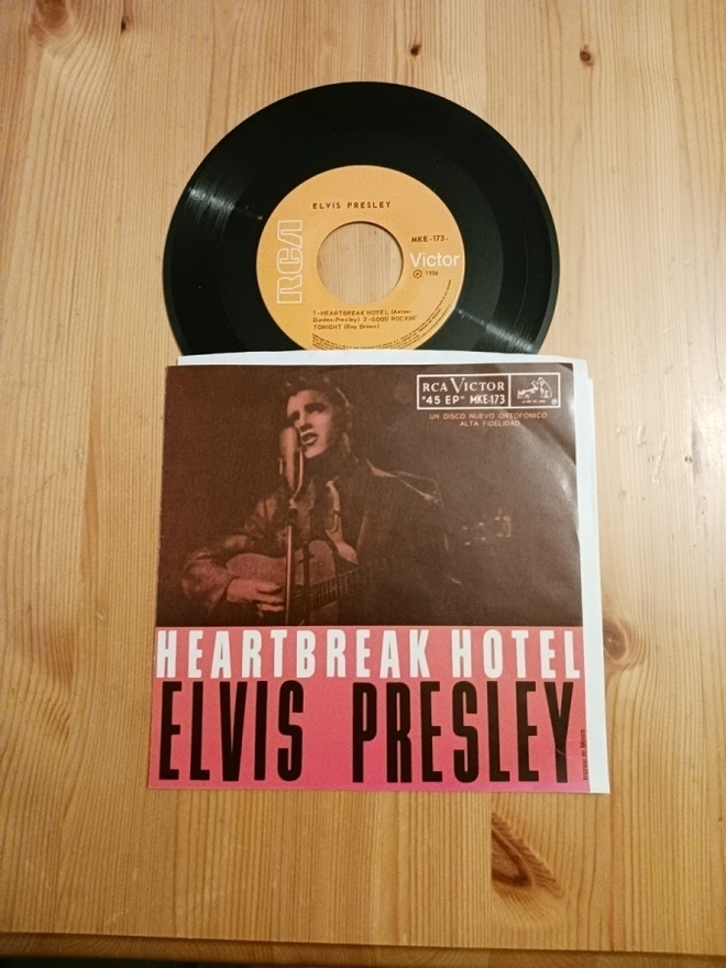 Elvis Presley – Heartbreak Hotel ep ps Mexico hieno