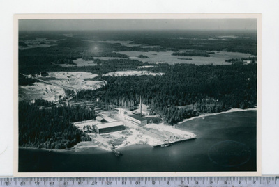 Vuosaari Kallvik ilmakuva Veljekset Karhumäki 1950
