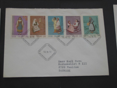 FDC 1973 Kansanpuvut 0,60mk Lape 21e