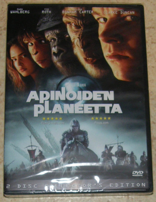 Tim Burton - Apinoiden planeetta  - 2DVD UUSI