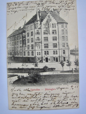 VANHA Postikortti Helsinki Katajanokka 1902