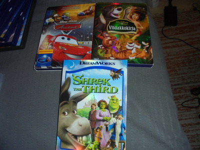 DVD Disney & DreamWorks 3 kpl