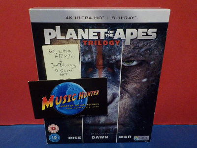 Planet of the Apes Trilogy 4K ULTRA HD Blu-Ray