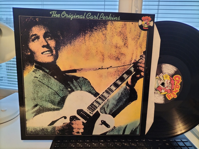 CARL PERKINS, The original, LP UK -?? UPEA KUNTO !!