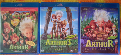 Arthur 1-3 blu-ray  11€