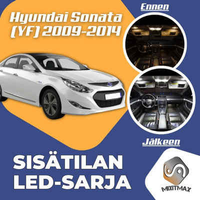 Hyundai Sonata (YF) Sisätilan LED-sarja 12-osain