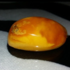 Vintage Iso Baltic Amber EGG YOLK meripihka rintakoru solki - pikkukuva 4