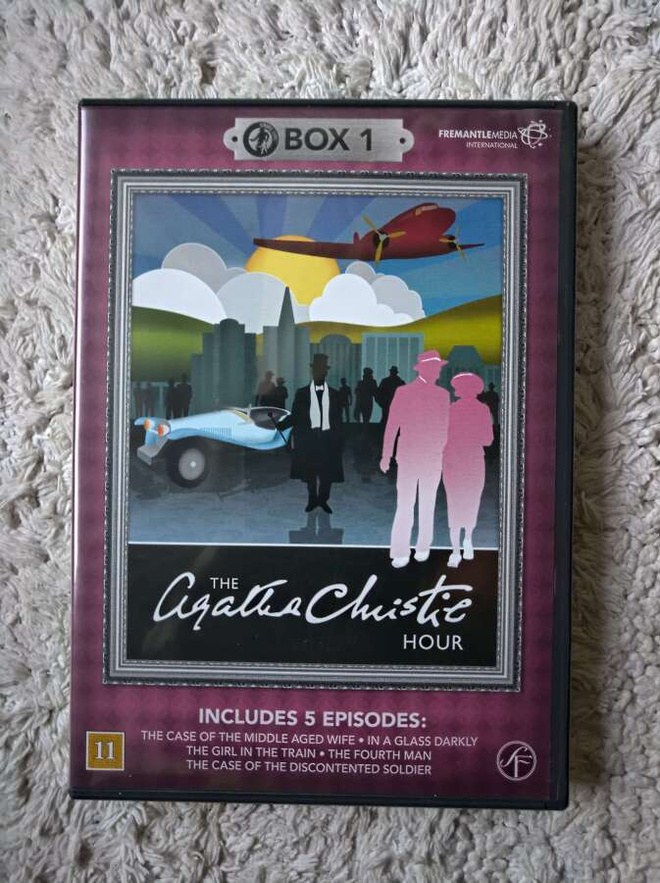 The Agatha Christie hour, 2 x DVD. suomi tekstit