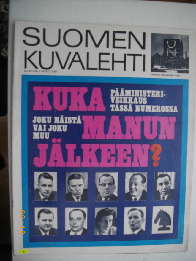 Suomen Kuvalehti Nro 5/1970 (31.3)
