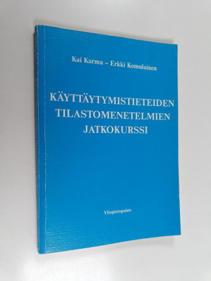Kai Karma ym. : Käyttäytymistieteiden tilastomenetelmien ...
