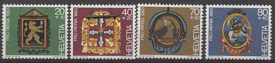 Sveitsi Mi 1251-4 ++