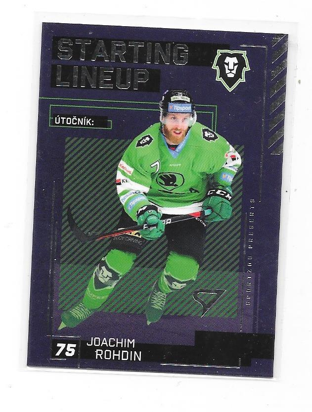 23-24 Tipsort Lineup #59 Joachim Rohdin Mlada Boleslav Ässät