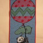 Retro lastenhuoneen kuvakudos Ihme ja kumma 140 cm x 40 cm - pikkukuva 3