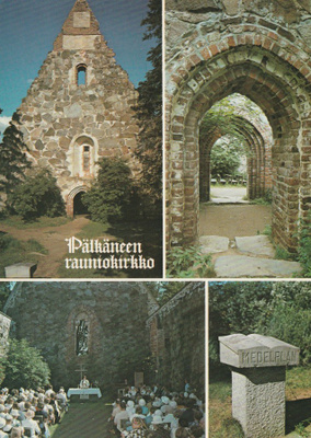 KIRKKOKORTTI - PÄLKÄNE RAUNIOKIRKKO