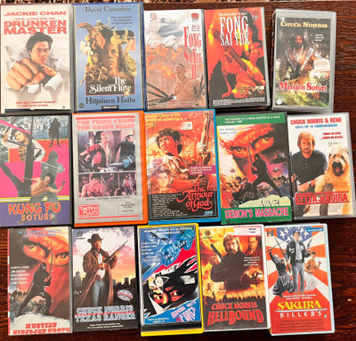 Vhs elokuvia x 15 kpl