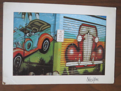 Steve Herman: New York East Village graffitikortti 1980-luku