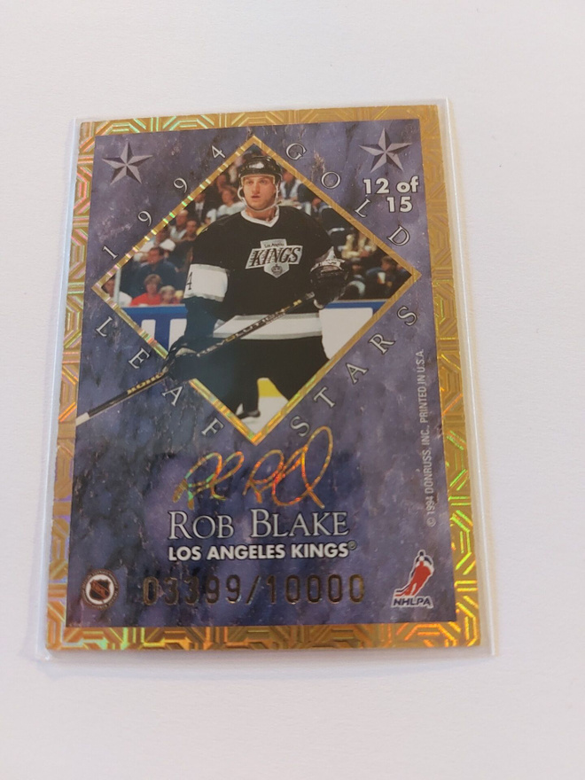 1994-95 Leaf Gold Stars #12 Scott Stevens/Rob Blake /10000