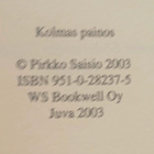Pirkko Saisio - Punainen erokirja (sid.) - pikkukuva 2