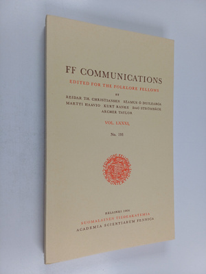 Rolf Wilh Brednich : FF Communications Vol. LXXXI(1), N:o...