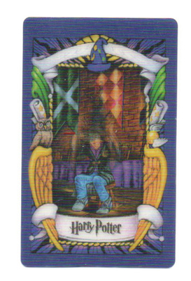 Harry Potter Suklaarasian keräilykuva. "Vaihtuva kuva"