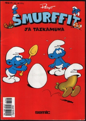 Smurffit ja taikamuna (3p. Semic 1997)