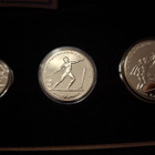 Kreikan 100, 250 ja 500 drachman Hopeasetti 1982 .900 Hopeaa - pikkukuva 3