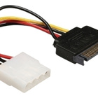 Bandridge Virtasovitinkaapeli Molex Naaras - SATA Uros 0.15m - pikkukuva 2