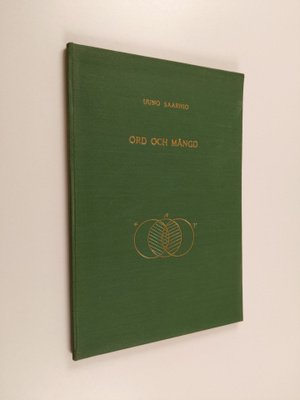 Uuno Saarnio : Ord och mängd