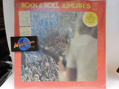 ROCK & ROLL JUHLAA 5    fin -74  eka painos EX-/EX- LP