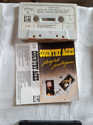 C- KASETTI: JOHNNY CASH & JARNO SARJANEN : COUNTRY ACES