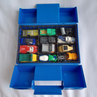 Kerkkä 46/7/26 Matchbox Autolaatikko ja Pikkuautoja 24 kpl - pikkukuva 1