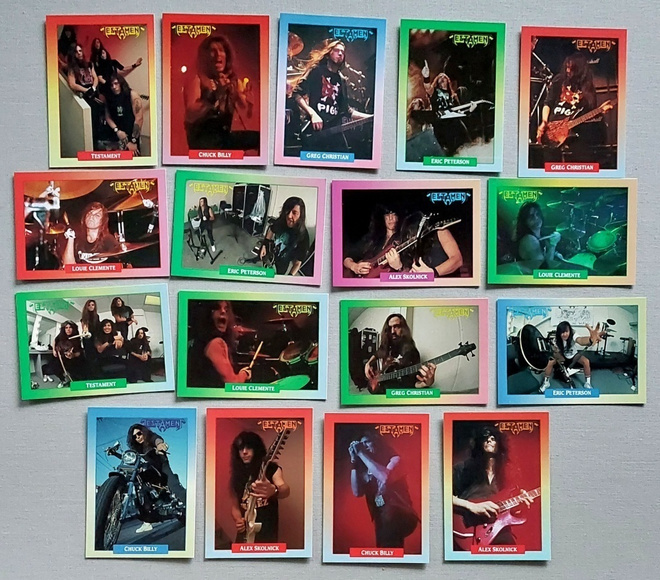 Testament : 17kpl keräilykortteja v.1991