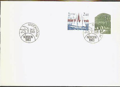 Ruotsi Mi 1230-1 FDC