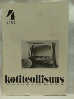 Kotiteollisuus 4 1957 lehti