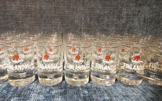 FINLANDIA - VODKA OF FINLAND DESIGN SNAPSILASIT 50 kpl , TW.